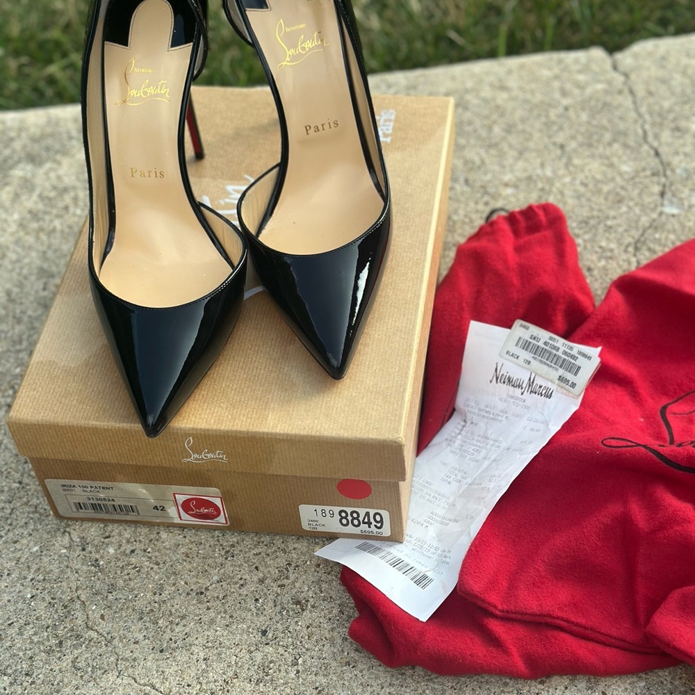 Christian Louboutin Black Stiletto Heels - Picture 2 of 10